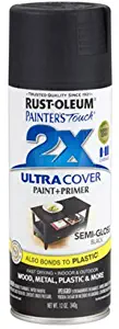 Rust-Oleum 249061 Painter's Touch Multi Purpose Spray Paint, 12-Ounce, Black