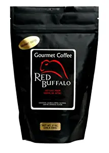 Red Buffalo Butter Rum Flavored Coffee, Ground, 12 Ounce