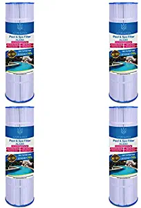 Alford & Lynch 4 Pack Replacement for Unicel Pool Filter Fits C-7471, Pleatco PCC105, Pentair Clean & Clear Plus 420 & Filbur FC-1977 (4)