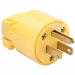 Pass & Seymour Legrand 4867YCC10 15-Amp Commercial Grade Heavy Duty Plug Yellow
