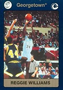 Reggie Williams Basketball card (Georgetown) 1991 Collegiate Collection #53