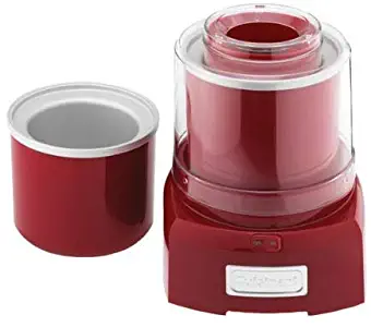 Cuisinart ICE - 21 Frozen Yogurt, Ice Cream & Sorbet Maker (Red) with Extra Freezer Bowl