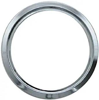 RANGE KLEEN R6-GE Chrome Range Trim Ring/Green Label (6")