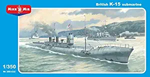 Micro-Mir Plastic Model KIT British HMS К-15 Submarine 1/350 350-032 New