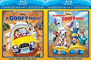 Its Hard To Be Cool When Your Dad Is Literally GOOFY Disney Movie Exclusives: A Goofy Movie + An Extremely Goofy Movie Blu-Ray Bundle