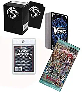 Cardfight! Vanguard Dimension Police 50 Cards Player Kit Deck Box & Sleeves, Pack