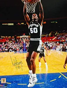 David Robinson Autographed Signed San Antonio Spurs 16x20 Photo- JSA Hologram (Dunking)