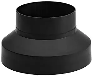 Nutone 475 6" to 4" Duct Reducer, Black