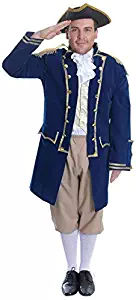 Bristol Novelty AC714 Admiral of The Fleet Costume, Multi-Colour, 44-Inch