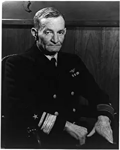 Photo: Rear Admiral John Sidney McCain,USN,military service,officers,uniform,1941