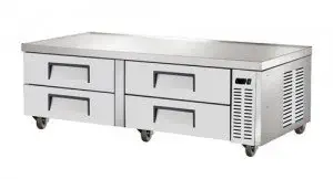 Adcraft USCB-72 U-Star 72-Inch Refrigerated Commercial Chef Base, Stainless Steel, 115v, NSF