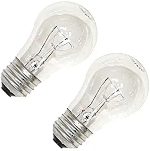 SYLVANIA Home Lighting 10034 Incandescnet Bulb, A15-40W, Clear Finish, Medium Base, Pack of 2