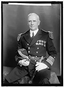 HistoricalFindings Photo: Admiral William H. Standley,USN,United States Navy,Military,Harris & Ewing,1