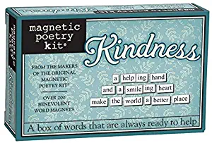 Magnetic Poetry Kindness Kit - Words for Refrigerator - Write Poems and Letters on The Fridge - Made in The USA