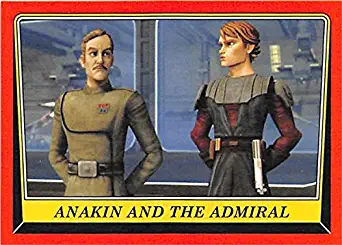 Admiral Yularen Anakin Skywalker trading card Star Wars Rogue One 2016 Topps Heritage #9 Clone Wars