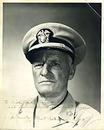 Admiral Chester Nimitz Coa Hand Signed 8x10 Photo Autograph - PSA/DNA Certified