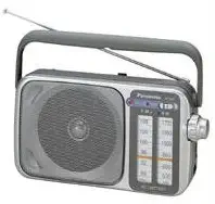 Panasonic RF-2400D AM / FM Radio, Silver