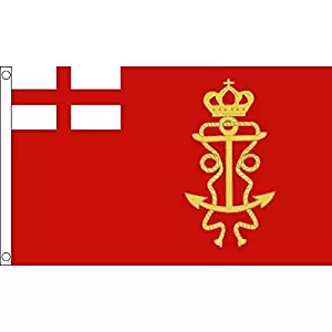 AZ FLAG James II Lord High Admiral Ensign 1686 Flag 3' x 5' - Bristish Historic Flags 90 x 150 cm - Banner 3x5 ft