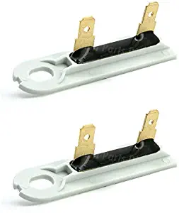 2 Pack 3392519 Dryer Thermal Fuse Replacement Part for Whirlpool Maytag Kenmore Dryers, 3388651, 3392519, 694511, 80005, WP3392519VP (2)