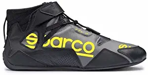 Sparco Apex RB-7 Racing Shoes 00001261 (Size: 40, Black/Yellow)