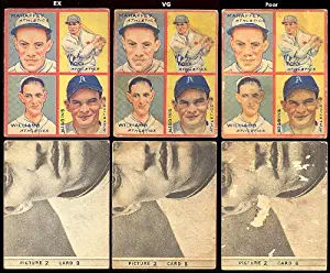 1935 Goudey 4-in-1 (R321) (Baseball) Card# 31 foxx mahaffey williams higgins of the Philadelphia Athletics Ex Condition