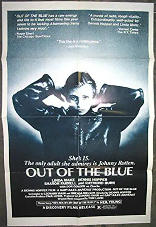 OUT OF THE BLUE / ORIGINAL U.S. ONE-SHEET MOVIE POSTER ( DENNIS HOPPER )