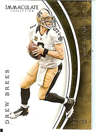 2016 Immaculate #81 Drew Brees /99 Saints