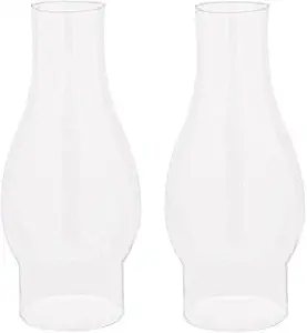 Ciata Lighting 8-1/2-Inch Chimney, Clear - 2 Pack