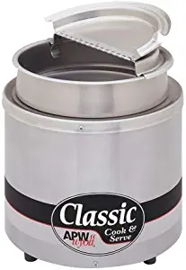 Apw Wyott 11 Qt Stainless Steel Round Countertop Cooker - RCW-11SP