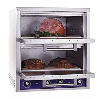 Bakers Pride HearthBake P48S Counter Top Double Compartment Electric Bake and Roast Oven, 26 x 28 x 28 1/2 inch -- 1 each.