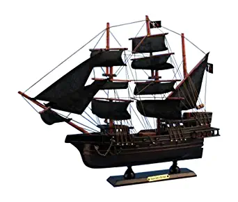 Hampton NauticalBlackbeard's Queen Anne's Revenge Pirate Ship, 15"
