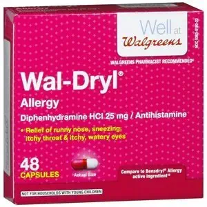 Walgreens Wal-Dryl Allergy Relief, Capsules, 48 ea by Walgreens