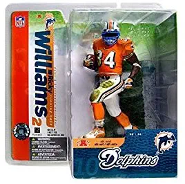 McFarlane Toys NFL Sports Picks Series 10 Action Figure Ricky Williams (Miami Dolphins) Orange Jersey Variant