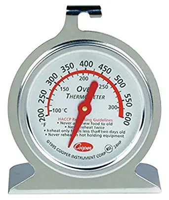 Food Srvc Thermometer, Oven, 100 to 600 F