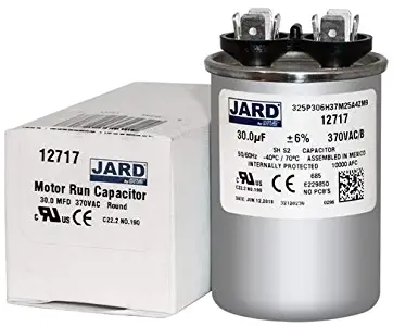 Motor Run Capacitor Round 30 uf MFD 370 Volt VAC 12717 (Original Version)