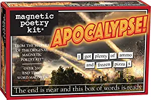 Magnetic Poetry - Apocalypse Kit - Words for Refrigerator - Write Poems and Letters on The Fridge - Made in The USA