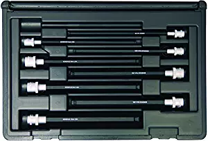 Bondhus 30887 Socket Ball End Bit Tool Set with Sockets, 6", 8 Piece