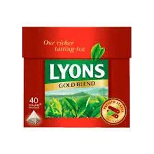 Lyons Ireland's Favorite Gold Blend Tea 40 count Box x 2 (80 count) Imported from Ireland