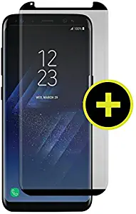 Gadget Guard Black Ice Plus Cornice Curved Edition Tempered Glass Screen Guard for Samsung Galaxy S8 Plus - Clear