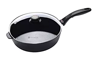 Swiss Diamond Saute Pan W/Lid - 3.8 QT. (10.25"), Gray