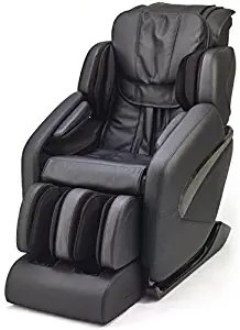 Jin - Deluxe L-Track Massage Chair w/Zero Gravity (Black)