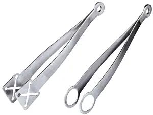 Prepworks by Progressive Appetizer Tongs, Stainless Steel - Set of 2