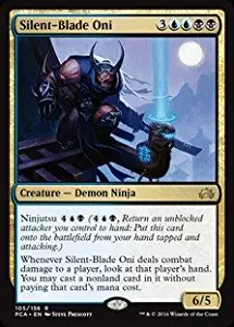 Magic The Gathering - Silent-Blade Oni (105/156) - Planechase Anthology