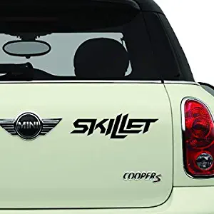 Skillet Black Bands Automotive Decal/Bumper Sticker