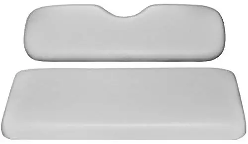 Madjax Rear Seat Cushion Set (WHITE Color) - Will match Club Car Precedent, DS, and EZ-GO TXT