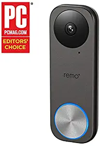 Remo+ RemoBell S Wi-Fi Video Doorbell Camera (No Monthly Fees) (Free Cloud Storage)