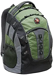 SwissGear Granite Notebook Carrying Backpack, 16", Green (GA-7335-07F00)