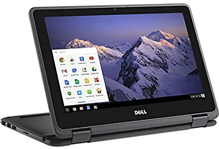 2019 New Dell Inspiron 11 Convertible 2 in 1 Chromebook , 11.6" HD Backlight Touch IPS Display, Intel Celeron Dual Core N3060 Processor, 4GB Ram, 32GB EMMC, WiFi, HDMI, USB3.1, Chrome OS (Renewed)