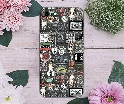 Office TV Show Phone Case for iPhone 11 Pro Max 7 8 6 6s plus Ten 10 s 10s X Xs Max Xr 10r 10 r 5 5s se 5se 4s Dunder Mifflin Michael Scott Dwight Schrute Pam Beesly Jim Halpert Gifts Protective Cover