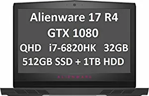 ALIENWARE 17 R4 GTX 1080~i7-6820HK~QHD~32GB RAM~512GB SSD+1TB HDD (Renewed)